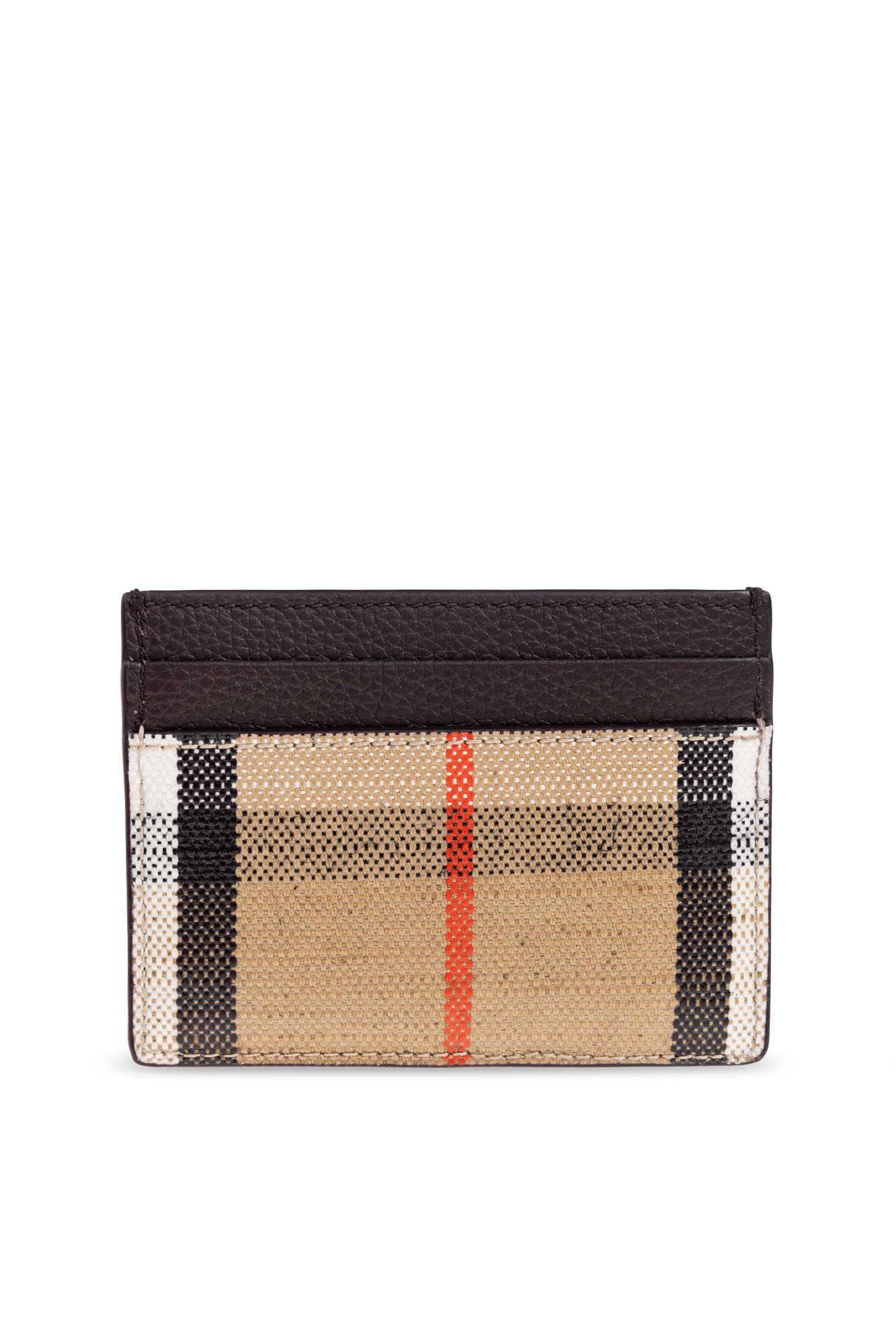 小物 BURBERRY business card holder BURBERRY Check logo Business Card Holder Pass Case Card Case